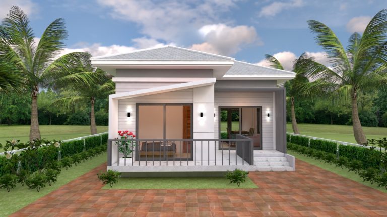 Cute Small Houses 7.5x11 Meter 25x36 Feet 2 Beds - Pro Home DecorZ