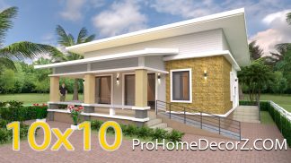Home Design Plans 10x10 Meter 33x33 Feet
