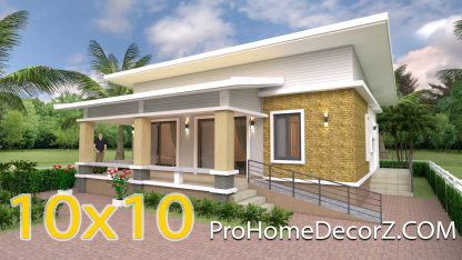 Home Design Plans 10x10 Meter 33x33 Feet