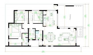 House Design 3d 10x18 Meter 33x59 Feet 3 Beds - Pro Home DecorZ