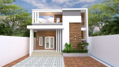 Modern Home Plans 10x25 with 33x82 Feet 3 Beds 2