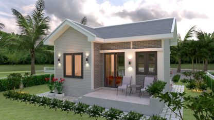 Modern Tiny Homes 5x7 with One Bedroom Gable Roof - Pro Home DecorZ