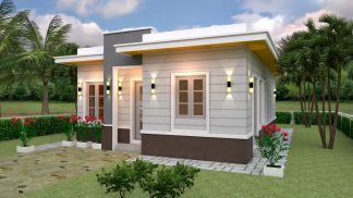 Nice Small Houses 7x10 Meter 23x33 Feet 3 Beds - Pro Home DecorZ