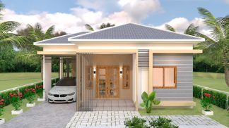 One Storey House 10x11 Meter 33x36 Feet 3 Beds - Pro Home DecorZ