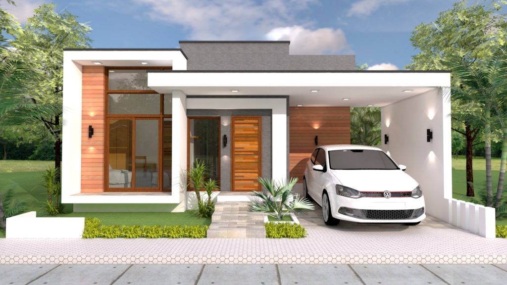 One Storey House 10x12 meter 33x40 Feet 3 Beds - Pro Home DecorZ