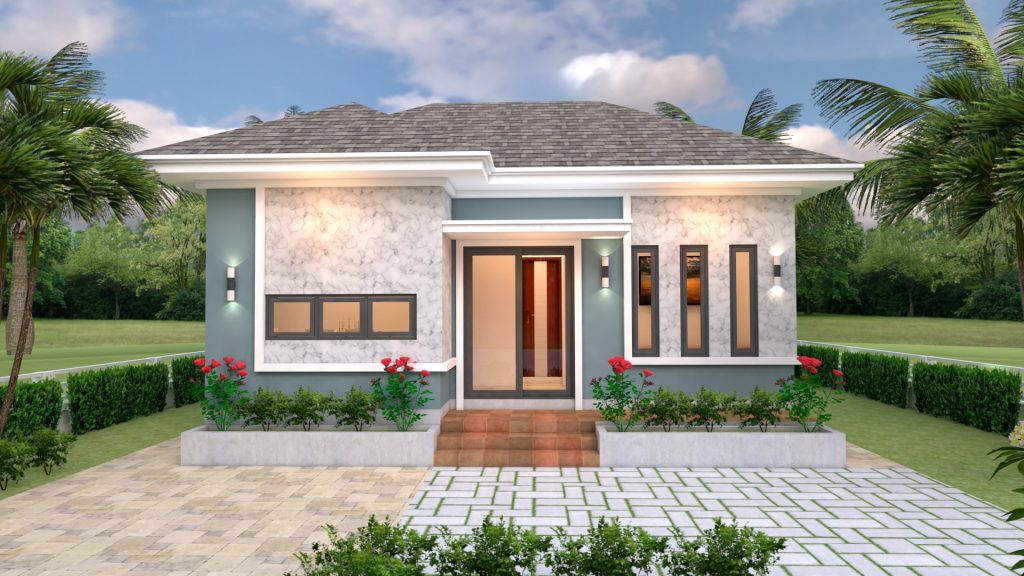 Simple Bungalow House Designs 8x6 Meter 26x20 Feet - Pro Home Decor Z