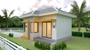 Simple Small House 5.5x6.5 with Hip Roof - Pro Home DecorZ