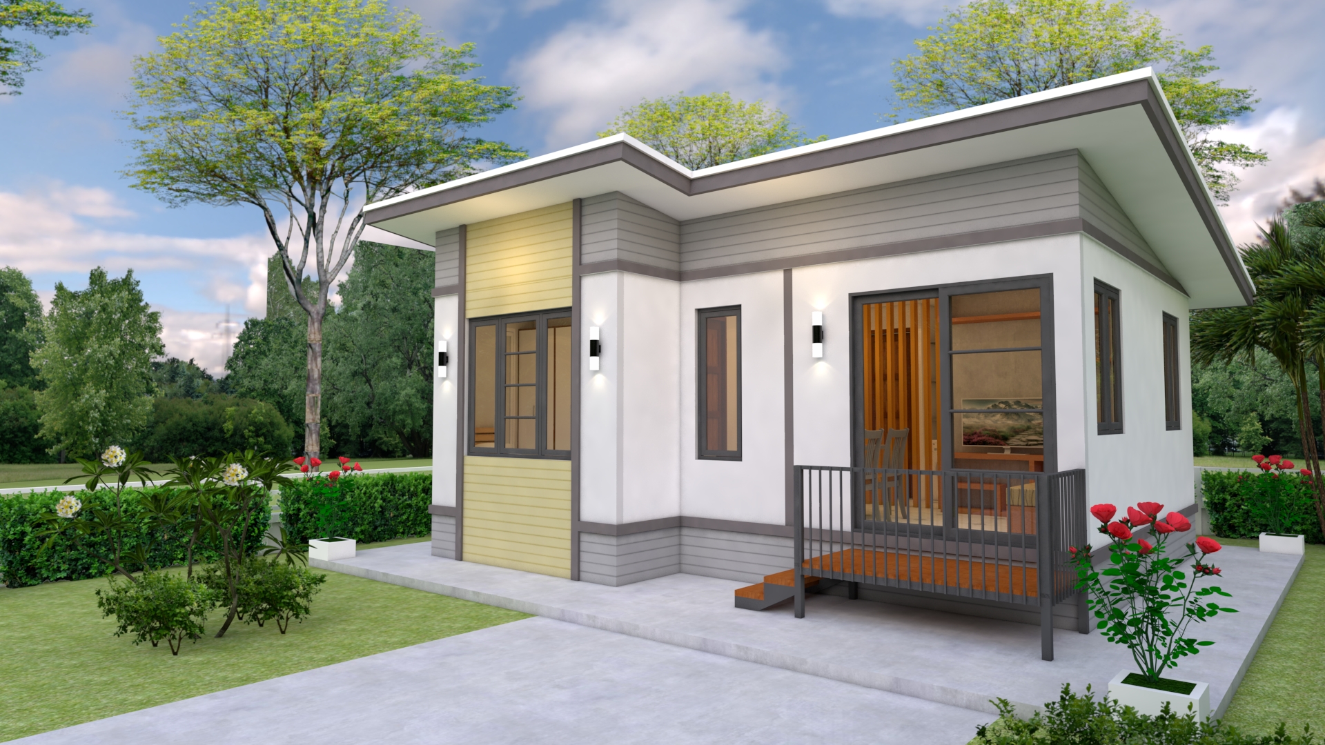 Simple Small House Design 7x6 Meter 23x20 Feet - Pro Home DecorZ