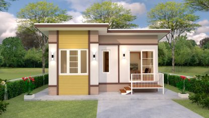 Small Budget House 7x6 Meter 23x20 Feet - Pro Home DecorZ