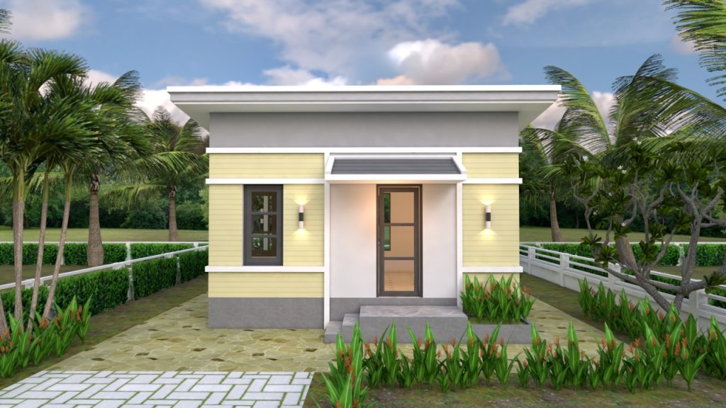 Small Bungalow 6x6 with Shed Roof - Pro Home DecorZ