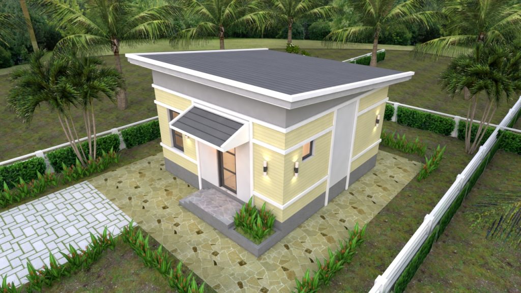 Small Bungalow 6x6 with Shed Roof Pro Home DecorZ