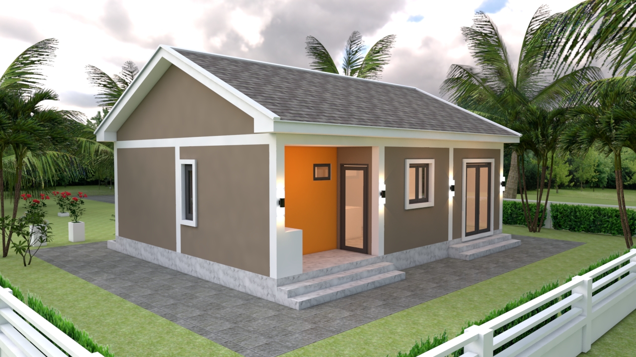 Small Family Home 9x7 Meter 30x23 Feet 2 Beds 3
