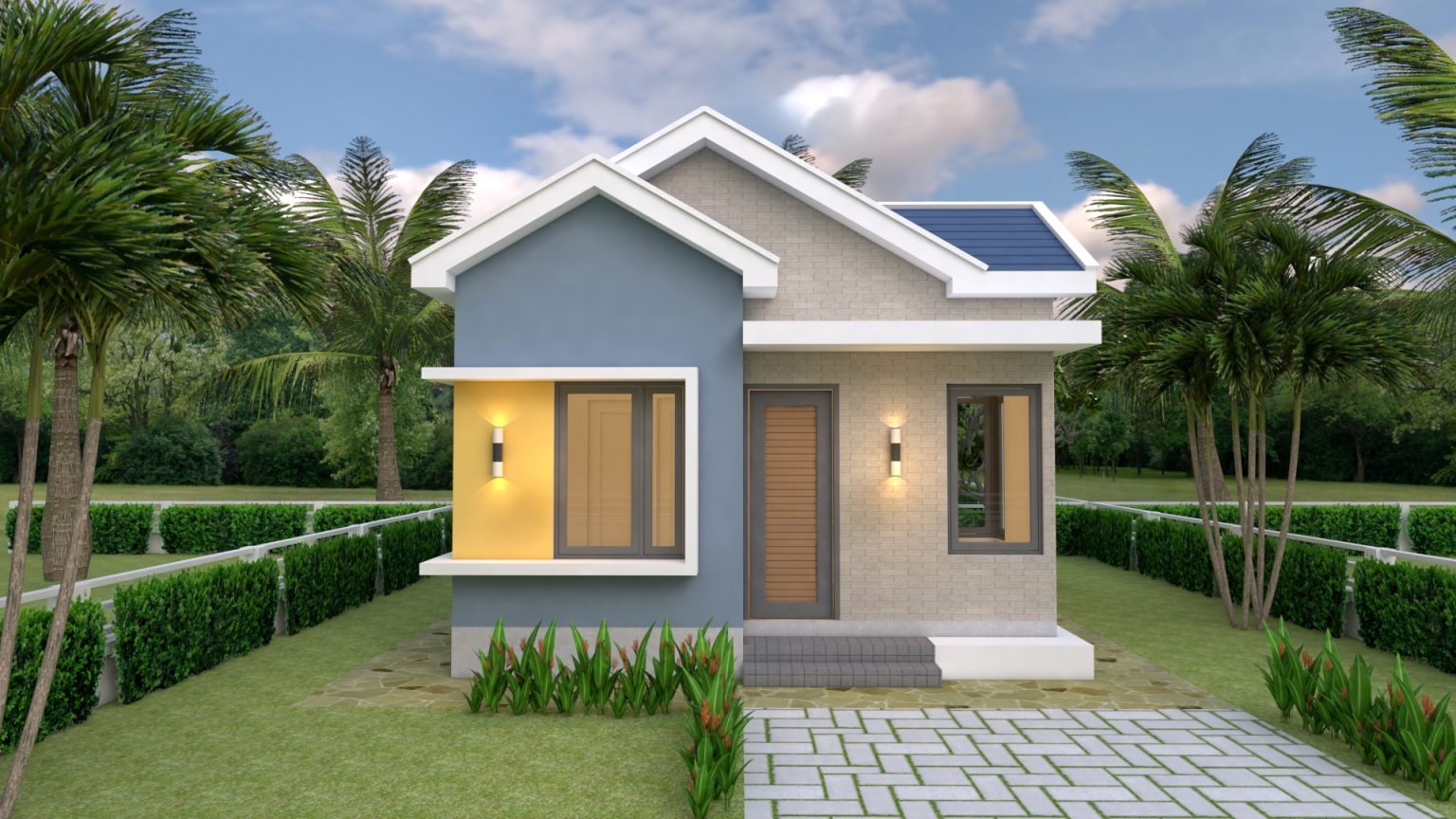 Small Family House 5.5x6.5 with Gable Roof - Pro Home DecorZ