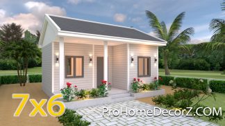 Small Home Designs 7x6 Gable Roof