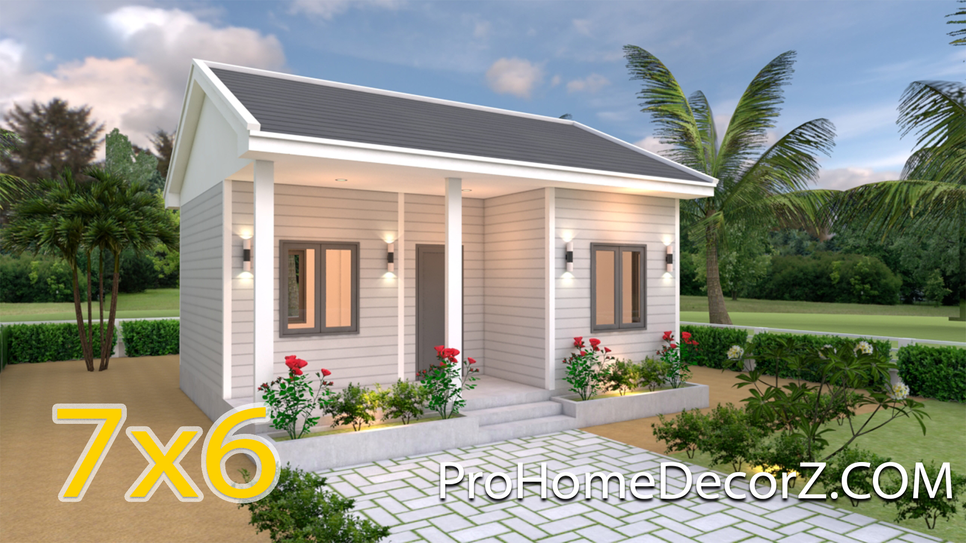 Small Home Designs 7x6 Gable Roof Pro