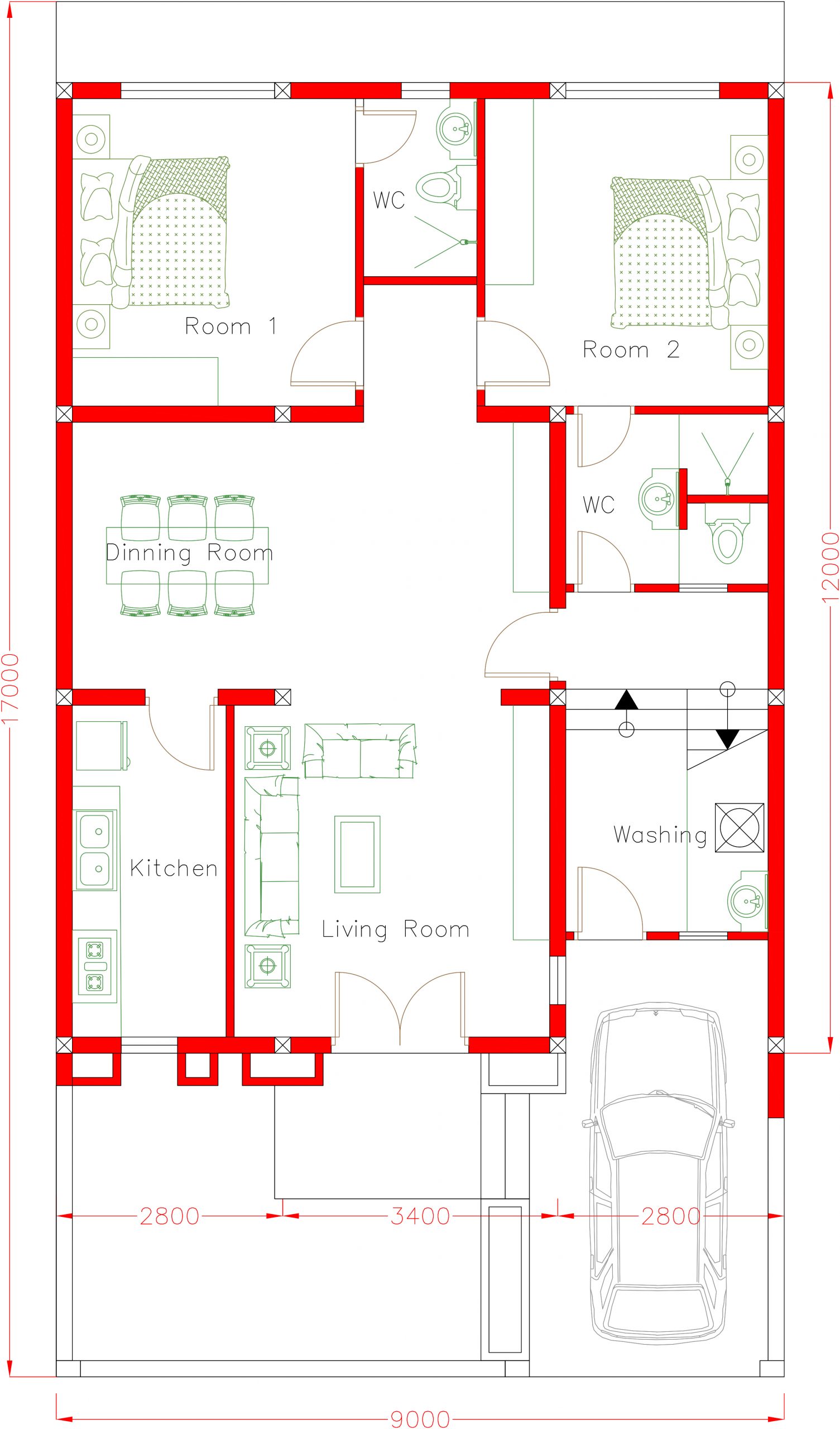 House layout floor plan