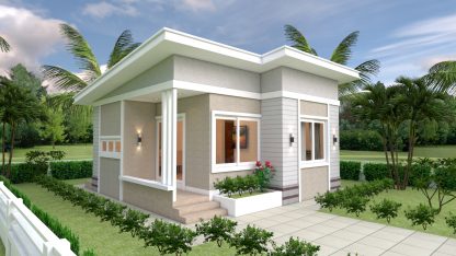 Small Luxury Homes 7x7 Meter 24x24 Feet 2 Beds - Pro Home DecorZ