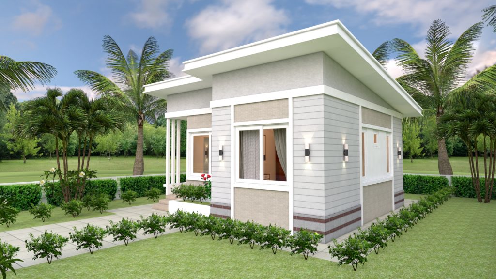 Small Luxury Homes 7x7 Meter 24x24 Feet 2 Beds - Pro Home Decor Z