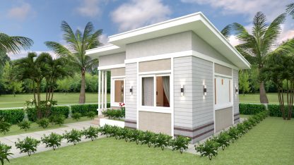Small Luxury Homes 7x7 Meter 24x24 Feet 2 Beds - Pro Home DecorZ