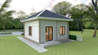 Tiny House Layout 6x7 Meter 20x23 Feet 2 Beds - Pro Home DecorZ