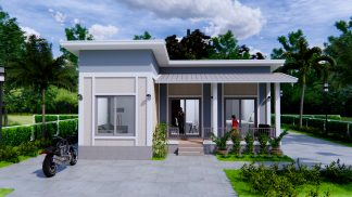 Best House Plans 9x9 Meters 30x30 Feet 2 Beds