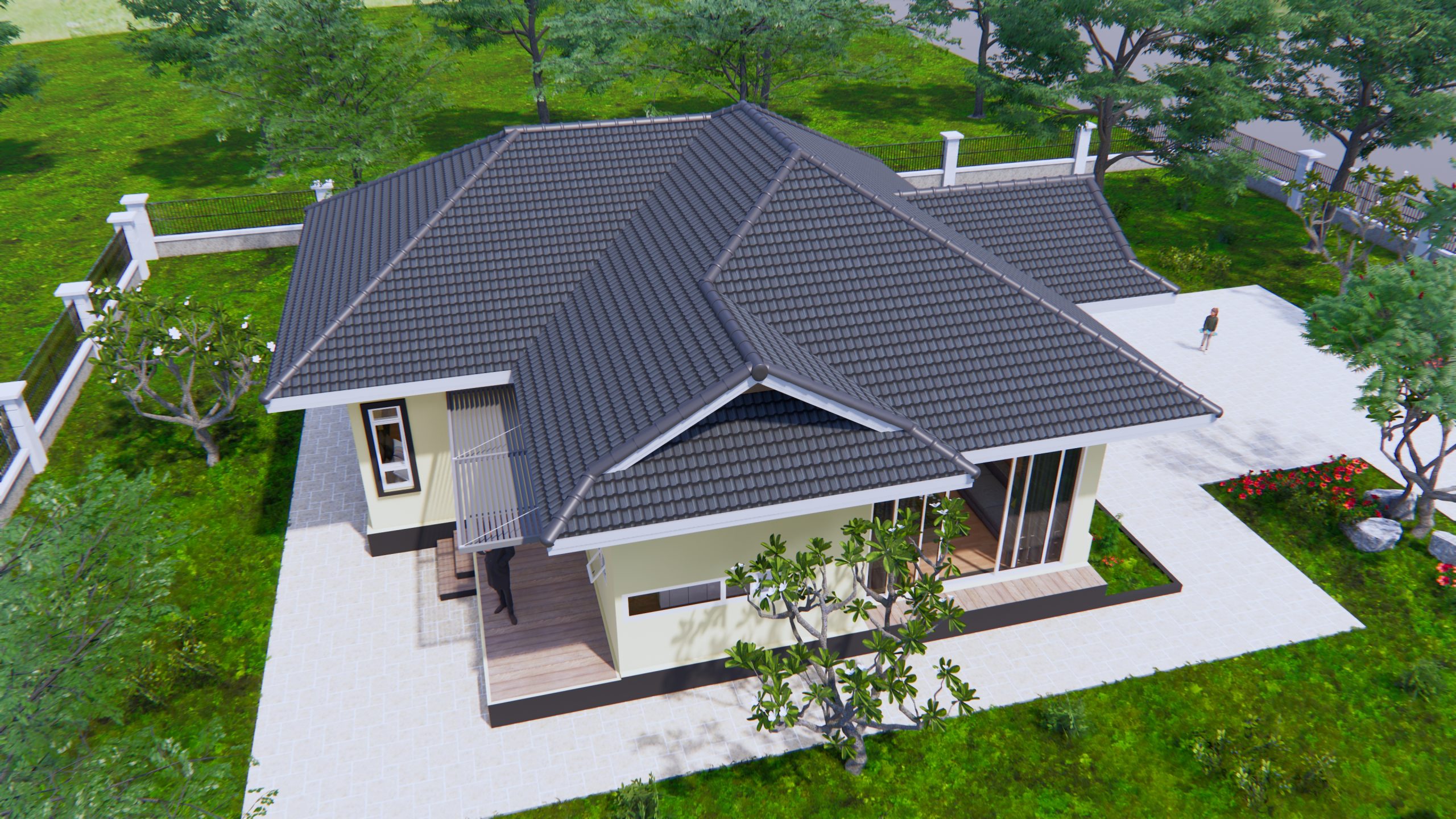 Bungalow House Plans 31x43 Feet 9x13.5 Meters 2 Beds 3