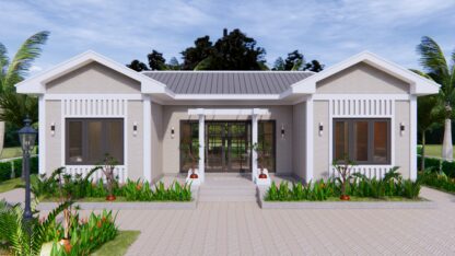 Modern Architecture Homes 13x7.5 Meter 43x25 Feet 3 Beds 6