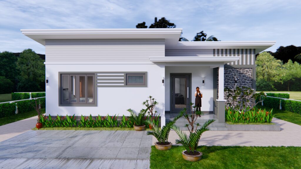 One Storey Building 12x9 Meter 40x30 Feet 2 Beds - Pro Home Decor Z