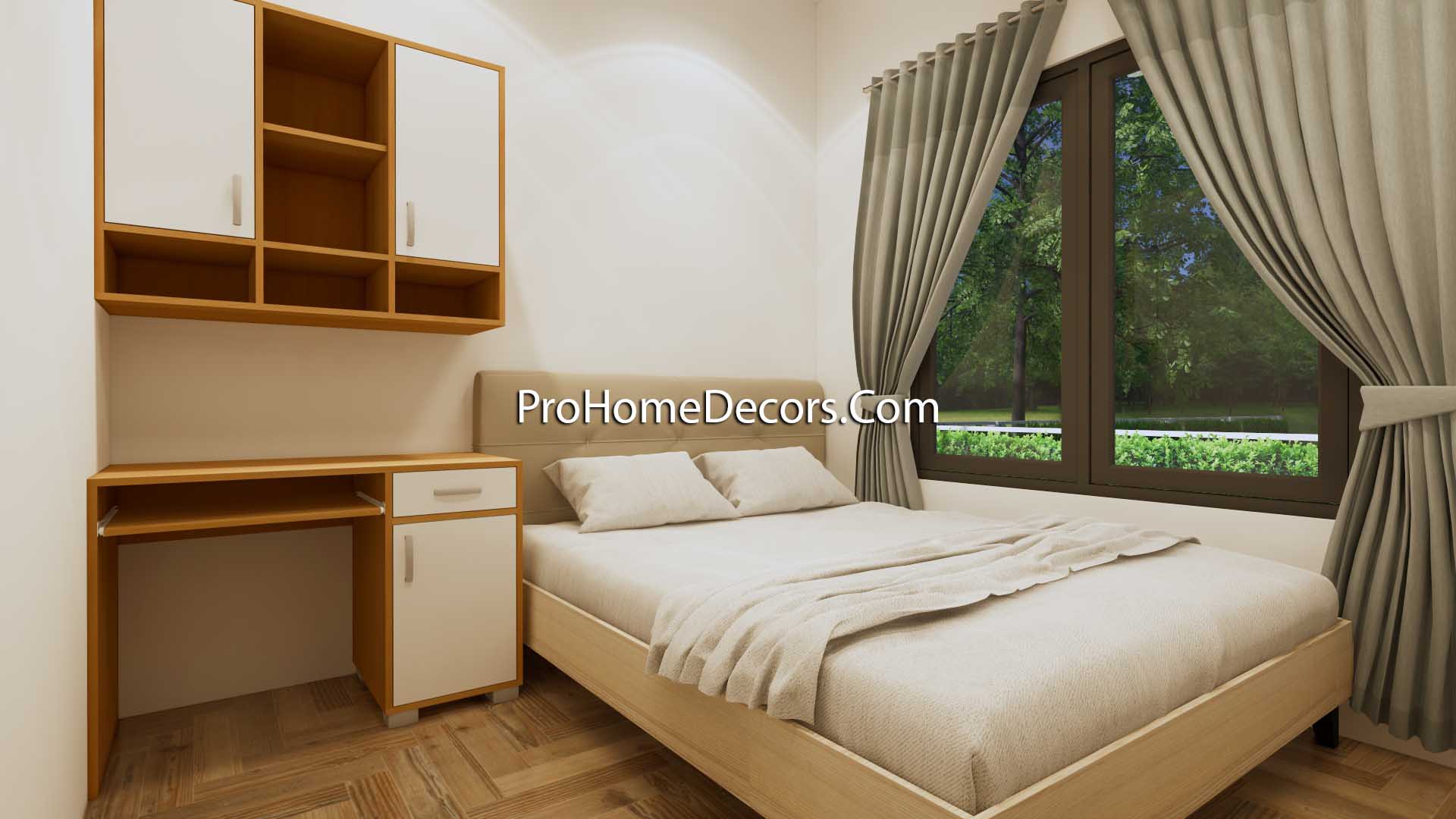 Small Home Design 6.5x6 Meter 22x20 Feet Hip Roof Bedroom 2
