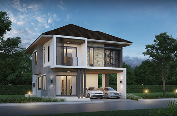 House Plan 3d 13x16 with 5 Bedrooms