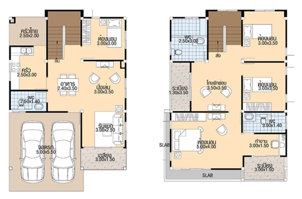 5 Bedroom House Plan Examples