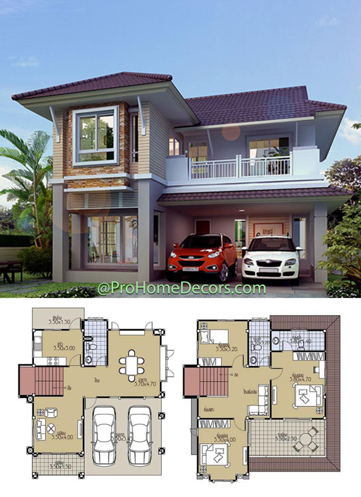 House Plans 9x10.2 with 3 Beds - Pro Home DecorZ