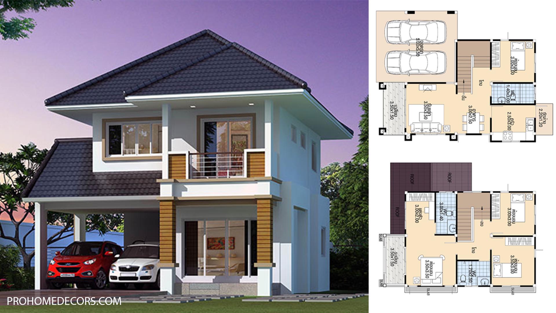 House-Plans-9x11-with-4-Bedrooms-1