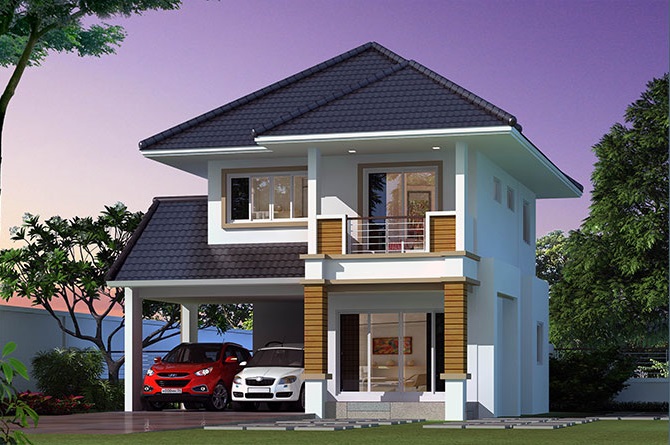 House-Plans-9x11-with-4-Bedrooms