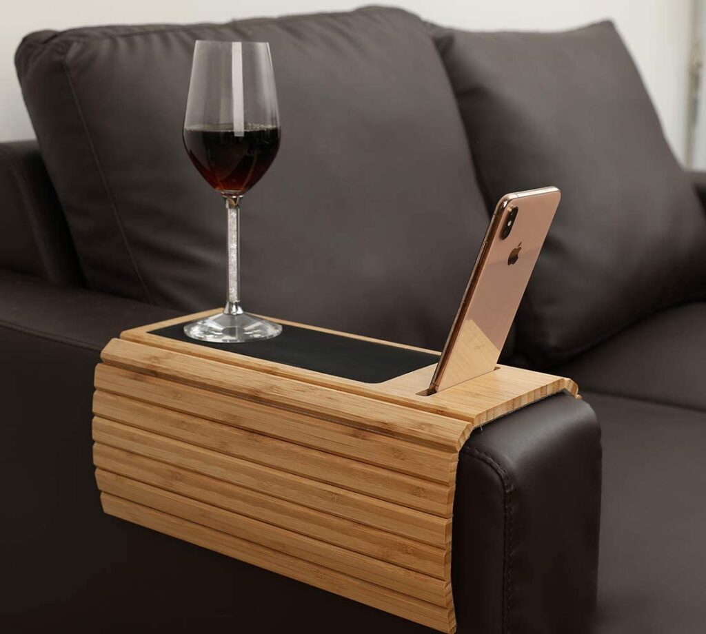 10 Best Sofa Arm Table Idea For Living Room
