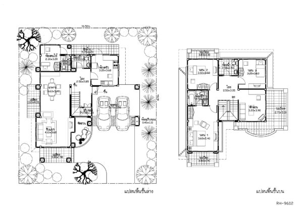 House Plans Plot 16x18 Meter with 4 Bedrooms - Pro Home DecorZ